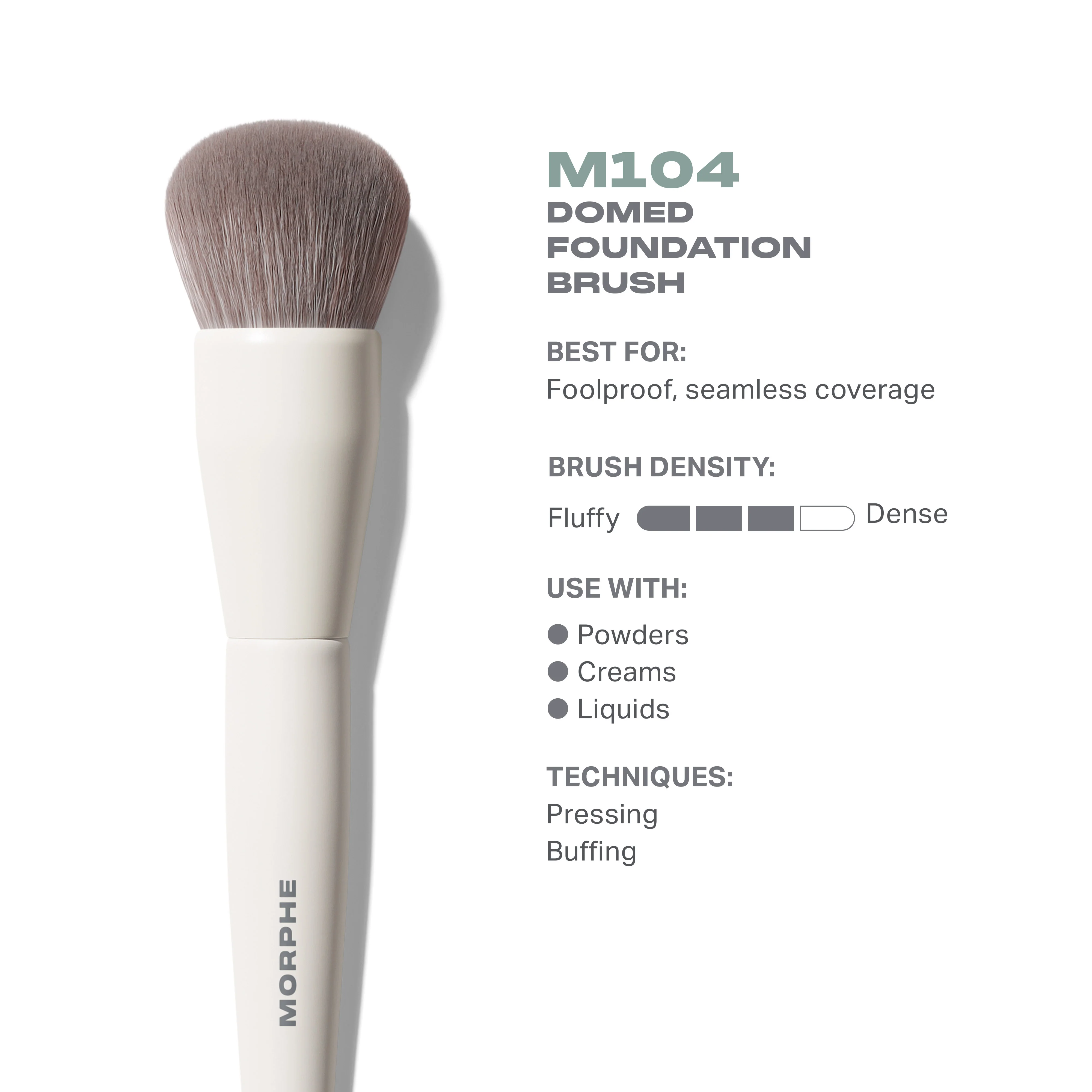 M104 Domed Foundation Brush - Image 2