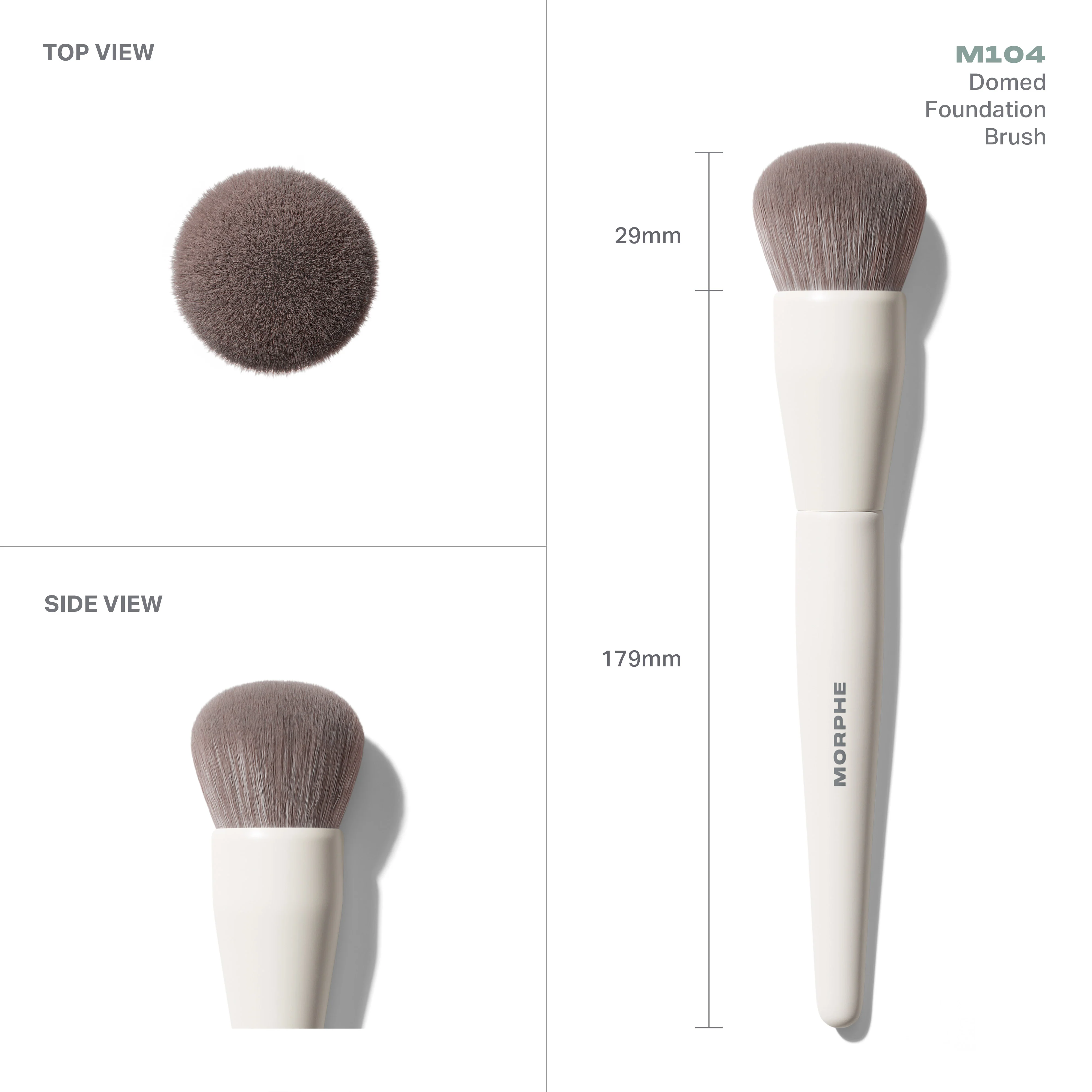 M104 Domed Foundation Brush - Image 3