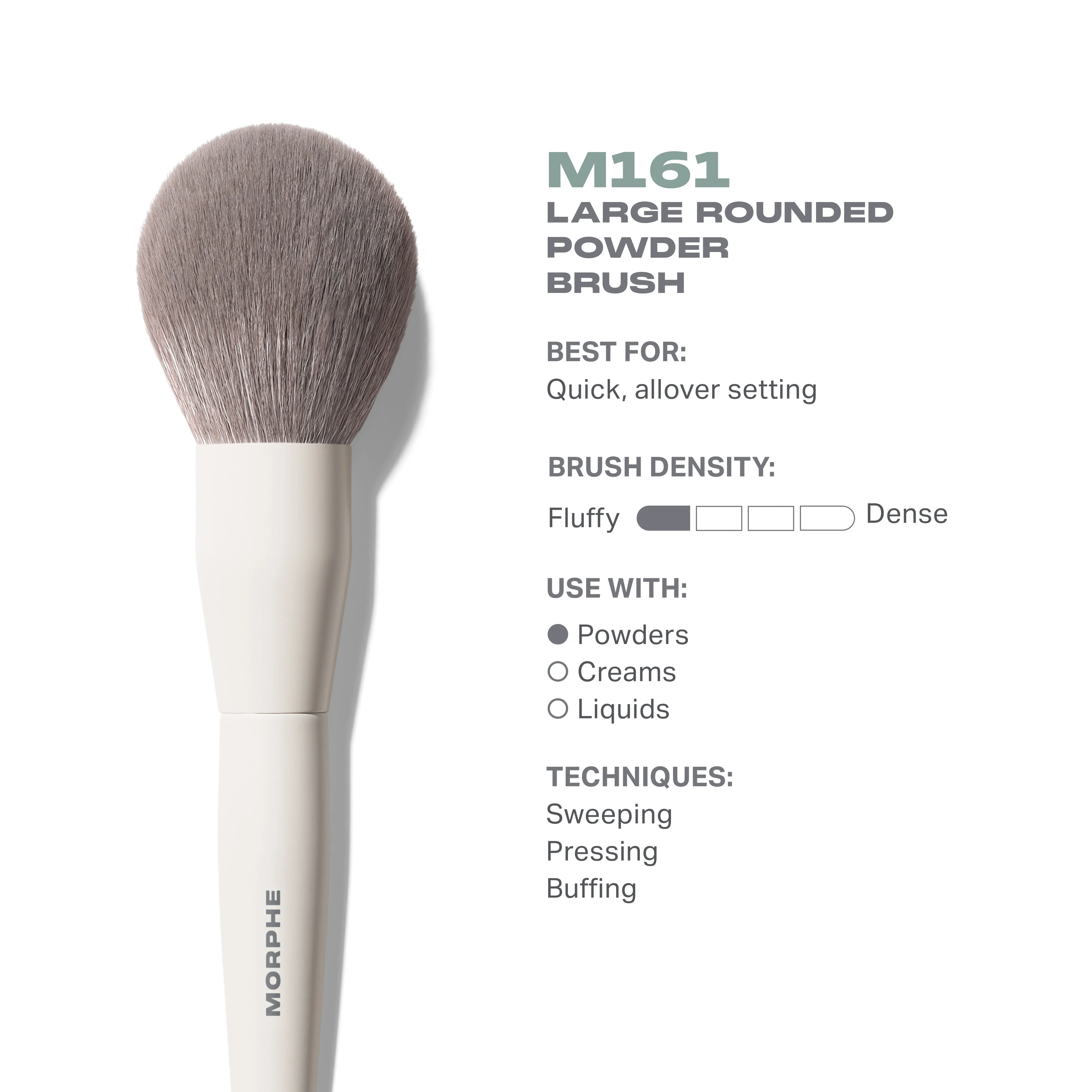 M161 Large Rounded Powder Brush - Image 3