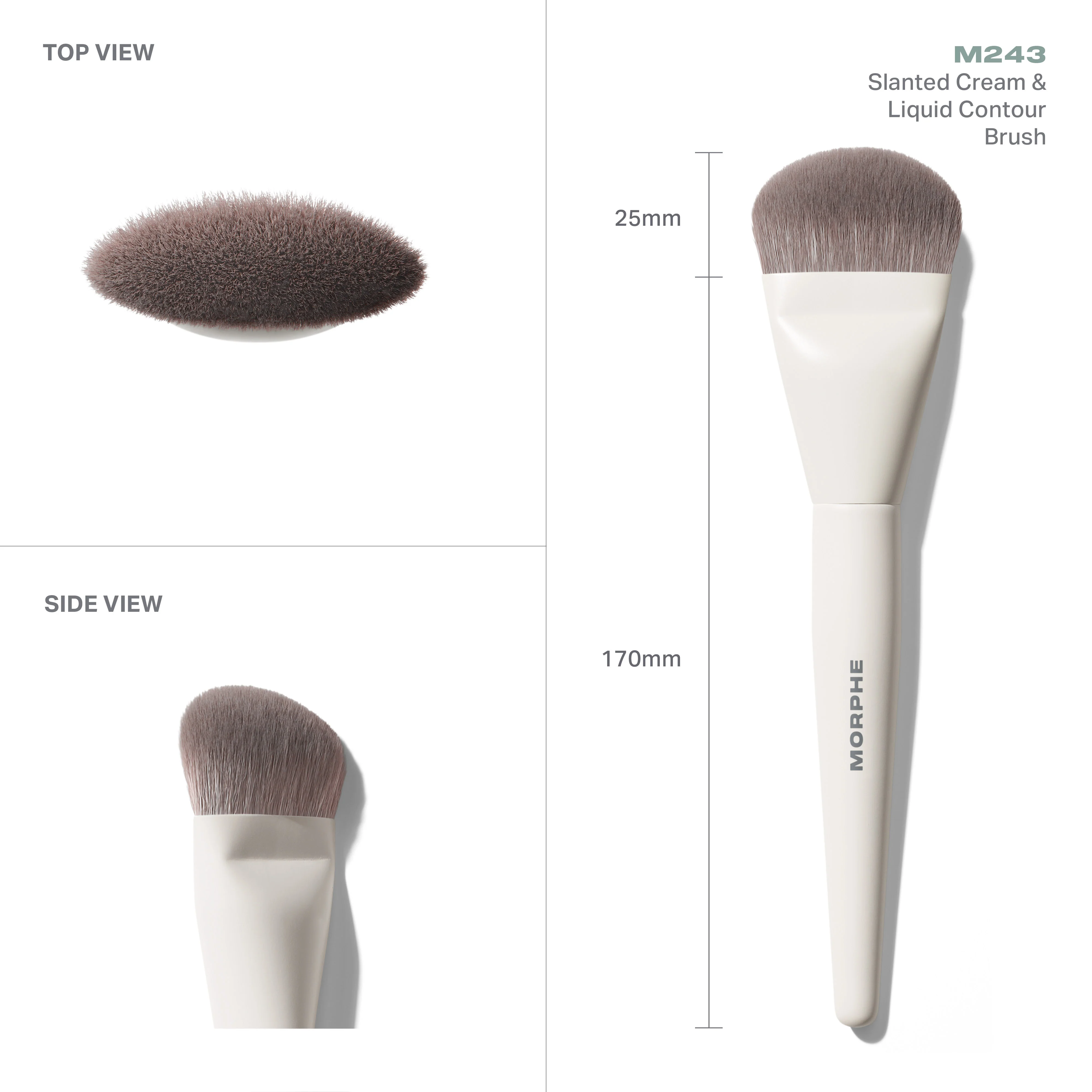 M243 Slanted Cream & Liquid Contour Brush - Image 4