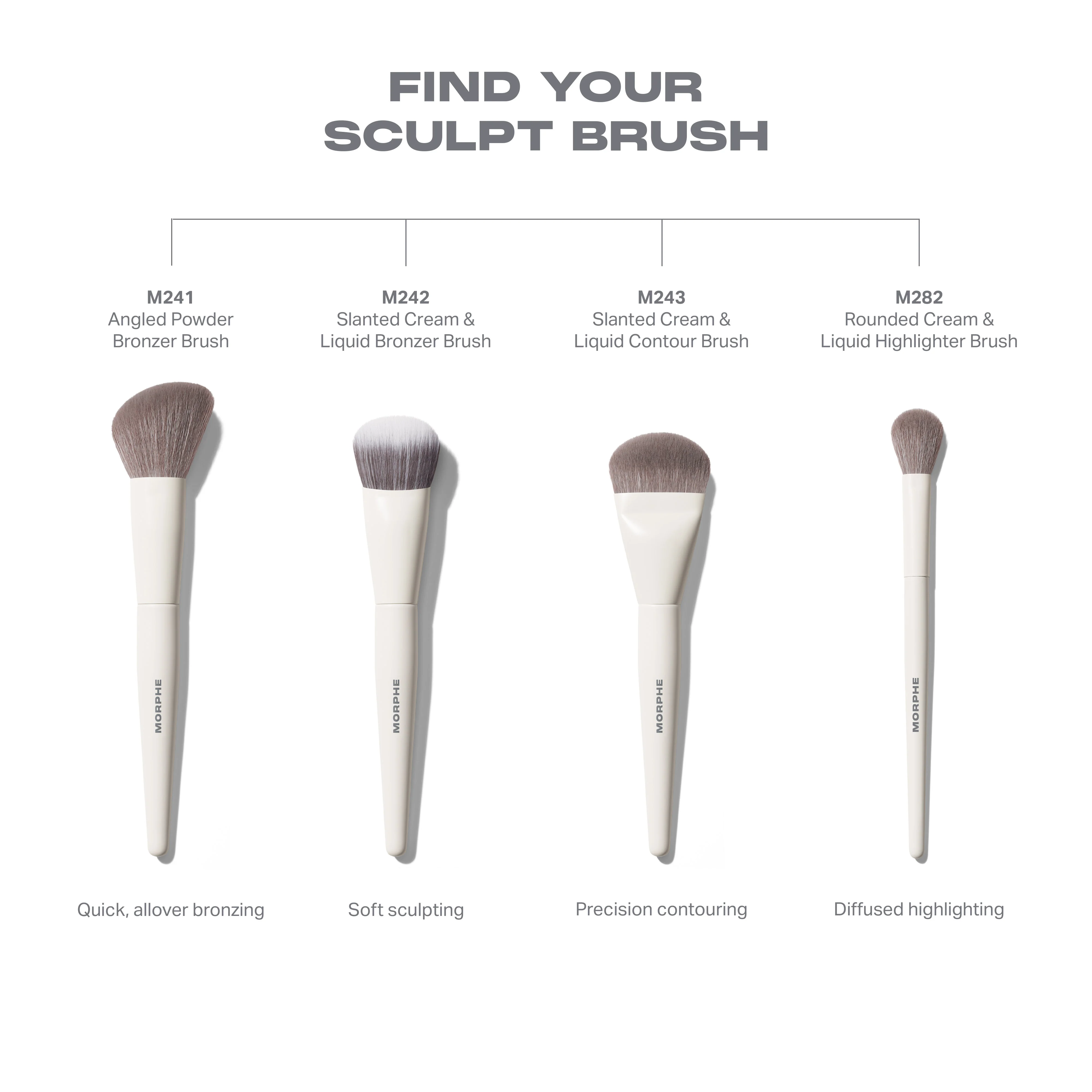 M243 Slanted Cream & Liquid Contour Brush - Image 5