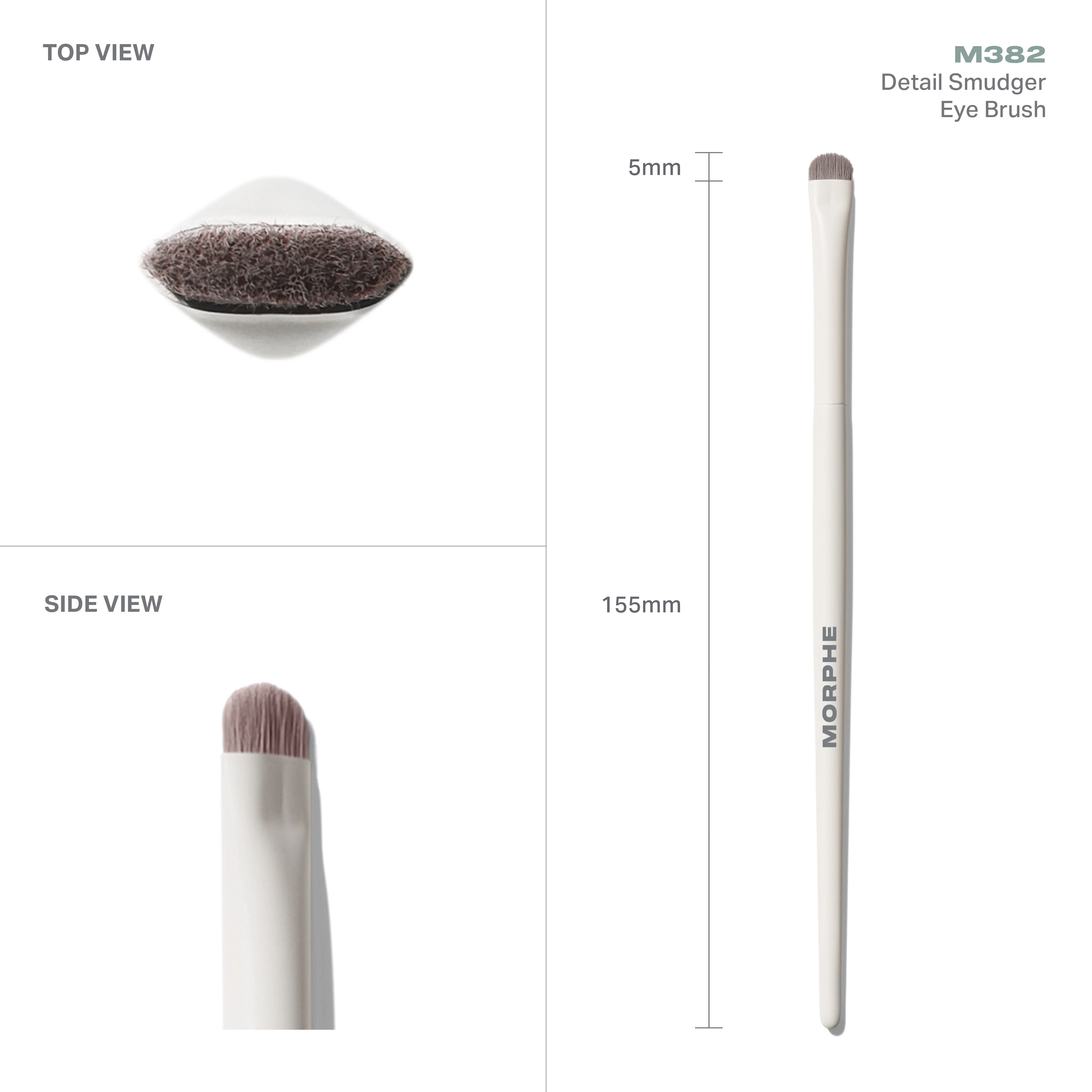 M382 Detail Smudger Eye Brush - Image 4